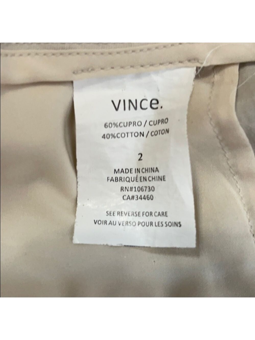 VINCE CAMMUTO PANTS JOGGERS B20 - Picture 7 of 8